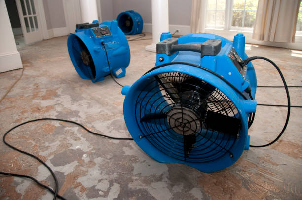 Water damage restoration process in Hobart, OK